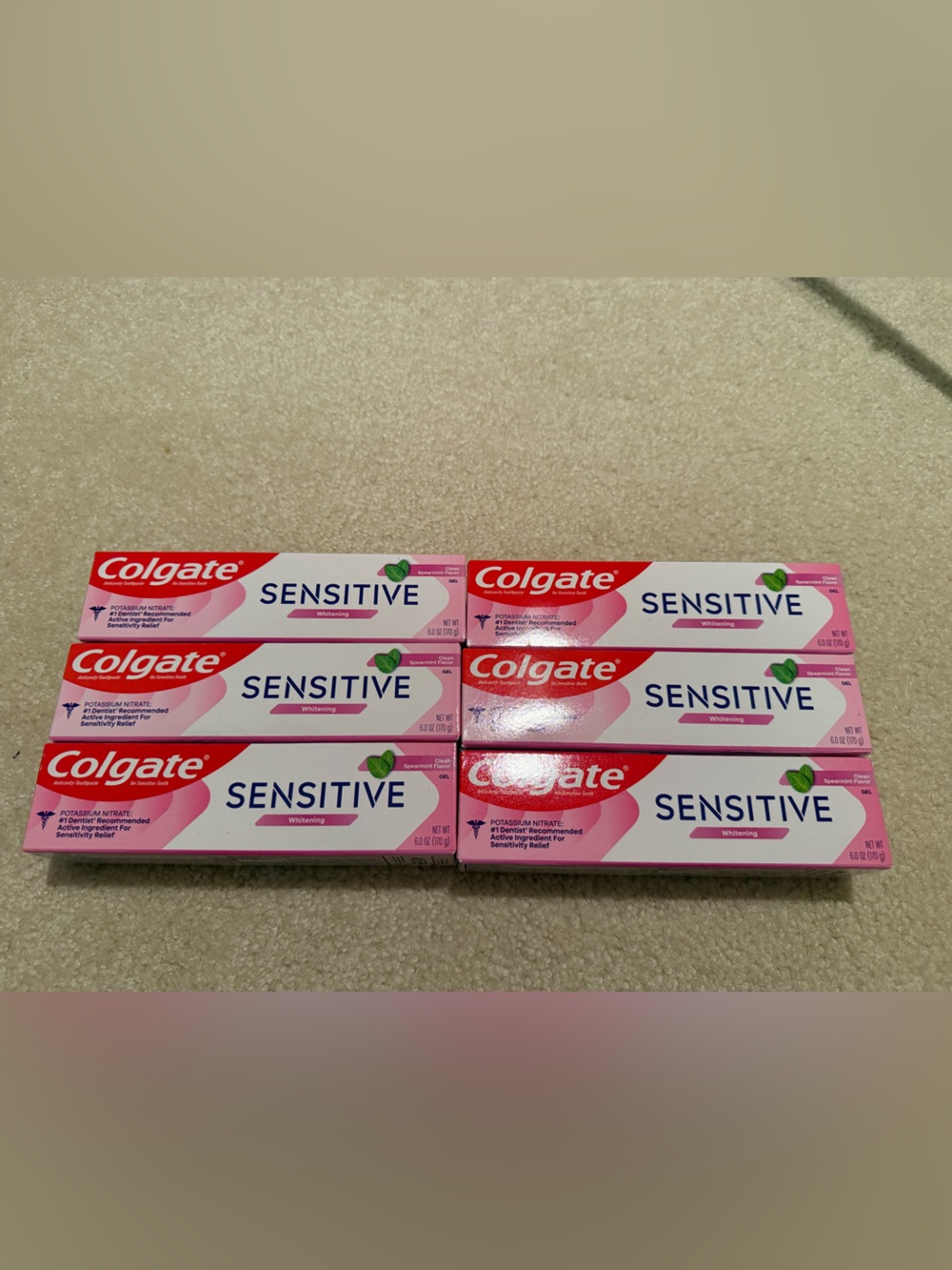 Colgate Sensitive Toothpaste - Pink (Pack of 6)